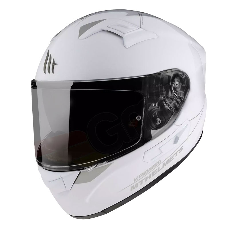 Casque moto intégral MT Kre SV blanc soldes