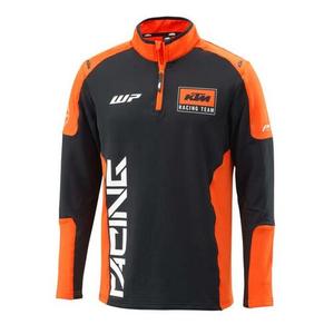 Sweat à capuche KTM Team Halfzip noir-orange