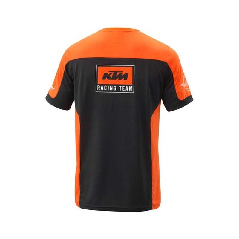 Tee-shirt de l'équipe KTM noir-orange