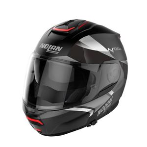 Casque de moto à visière Nolan N100-6 Paloma N-COM 25 noir