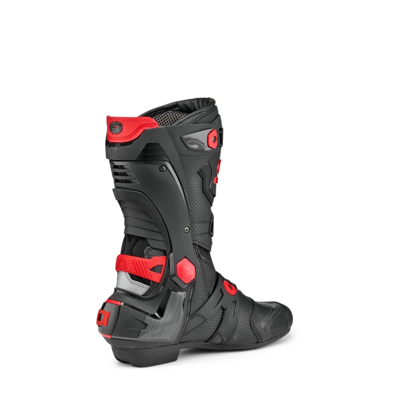 Bottes de moto SIDI REX AIR noir-rouge