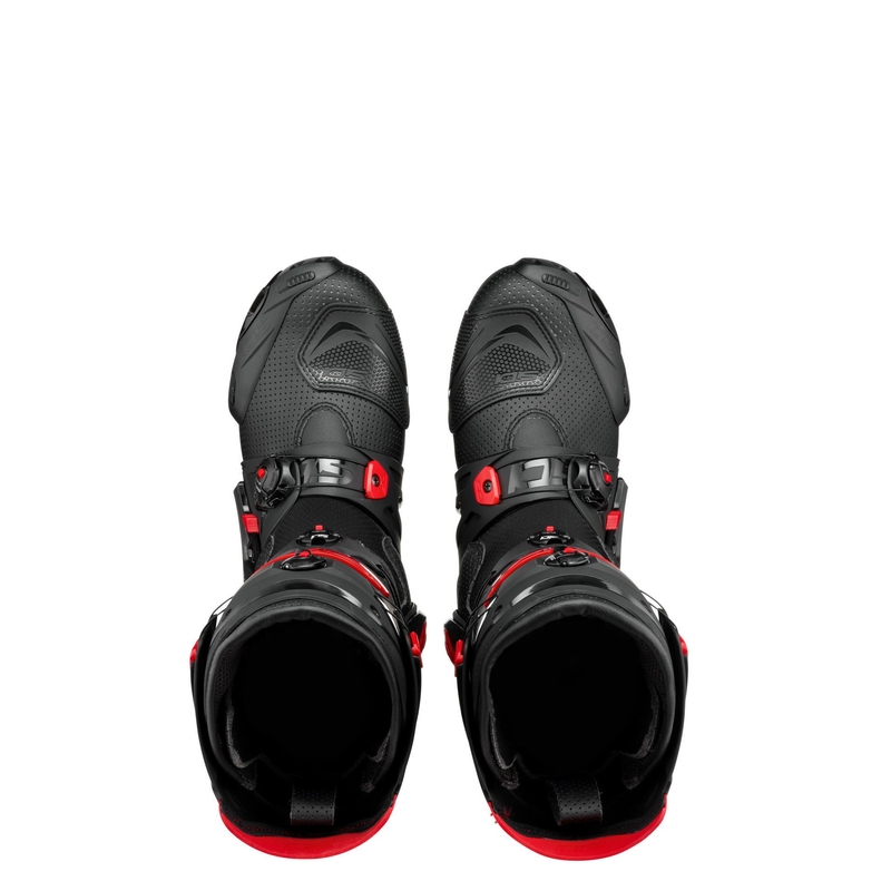 Bottes de moto SIDI REX AIR noir-rouge