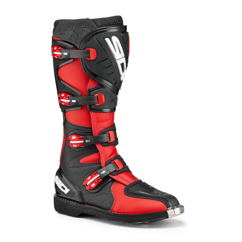 Bottes de moto SIDI AGUEDA noir-rouge