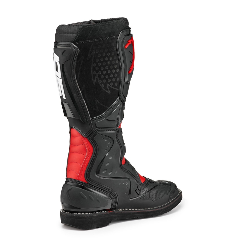 Bottes de moto SIDI AGUEDA noir-rouge