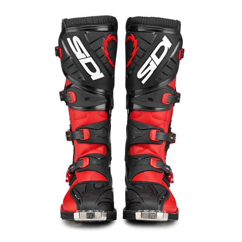 Bottes de moto SIDI AGUEDA noir-rouge