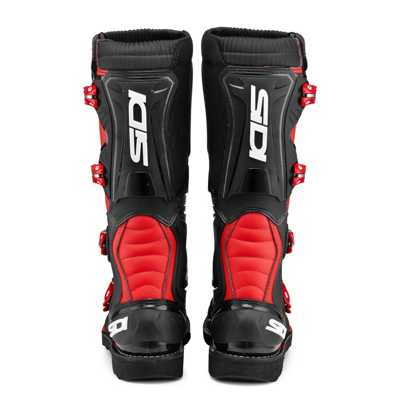 Bottes de moto SIDI AGUEDA noir-rouge
