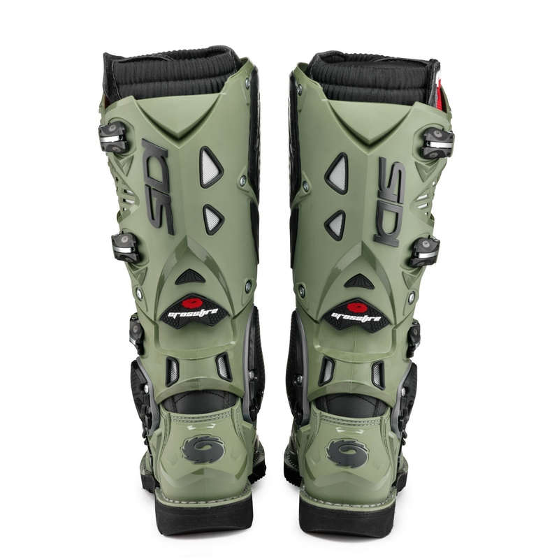 Bottes moto SIDI CROSSFIRE 3 vert-noir