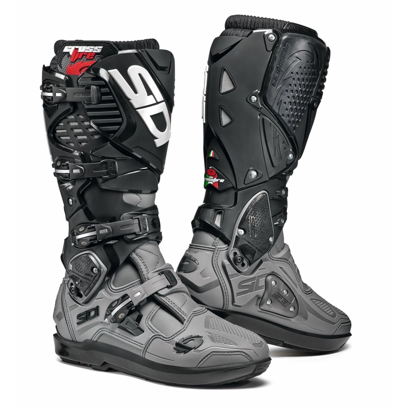 Bottes moto SIDI CROSSFIRE 3 SRS gris-noir