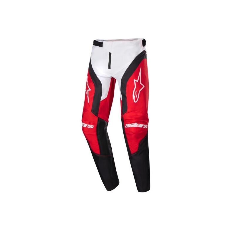 Pantalon de Motocross Alpinestars Racer Ocuri 2024 Kids Rouge, Blanc et Noir