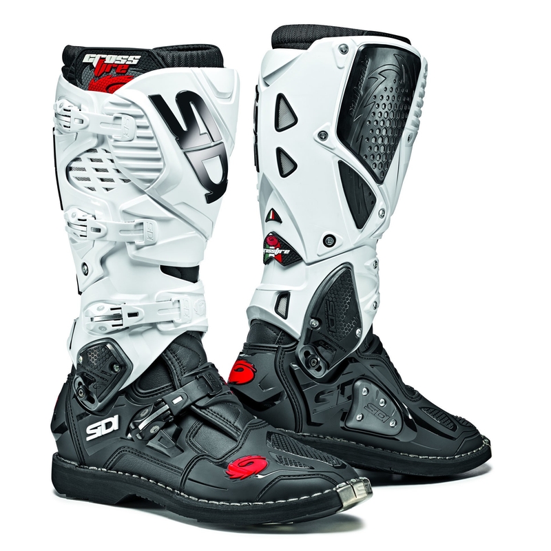 Bottes moto SIDI CROSSFIRE 3 noir et blanc