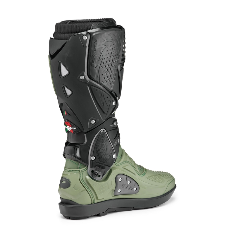Bottes moto SIDI CROSSFIRE 3 SRS vert-noir