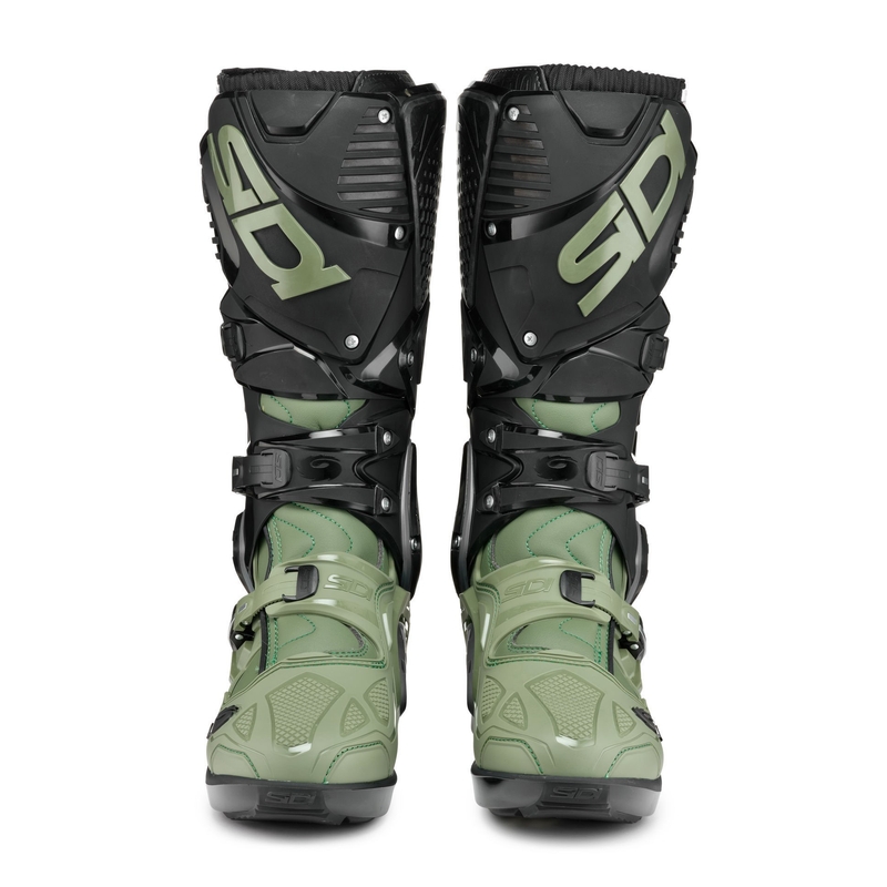 Bottes moto SIDI CROSSFIRE 3 SRS vert-noir