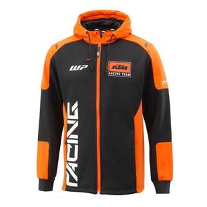 Sweat à capuche zippé de l'équipe KTM noir-orange