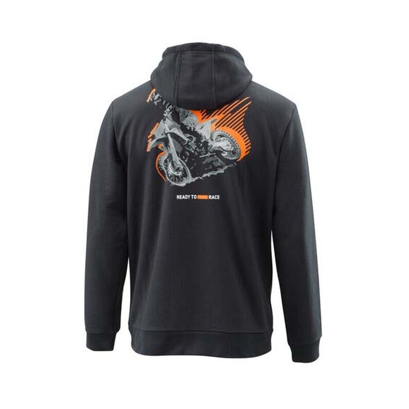 Sweat à capuche KTM MX noir soldes