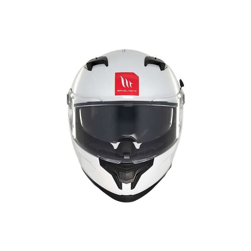 MT BRAKER SV SOLID A0 casque moto intégral blanc