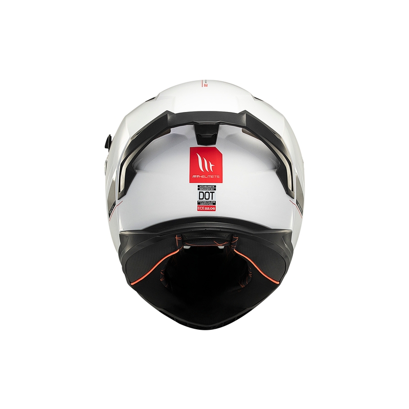 MT BRAKER SV SOLID A0 casque moto intégral blanc