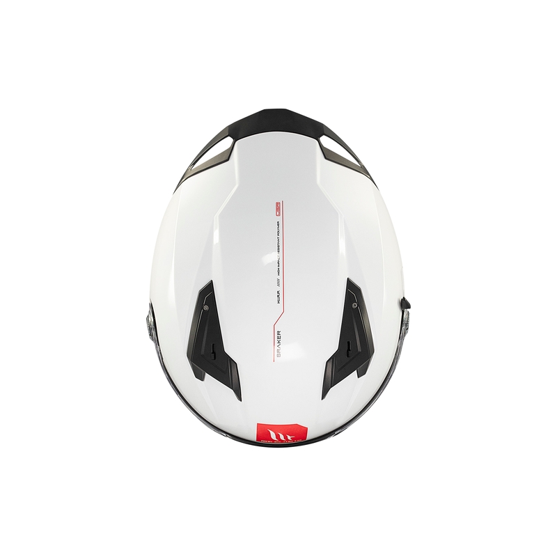 MT BRAKER SV SOLID A0 casque moto intégral blanc