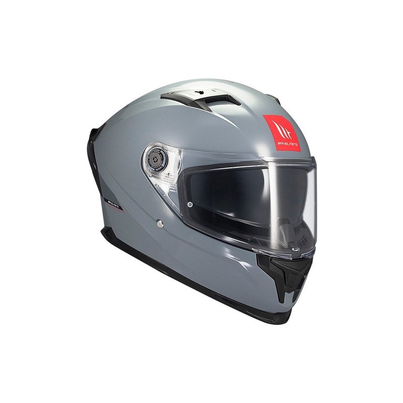 MT BRAKER SV SOLID A12 casque moto intégral gris