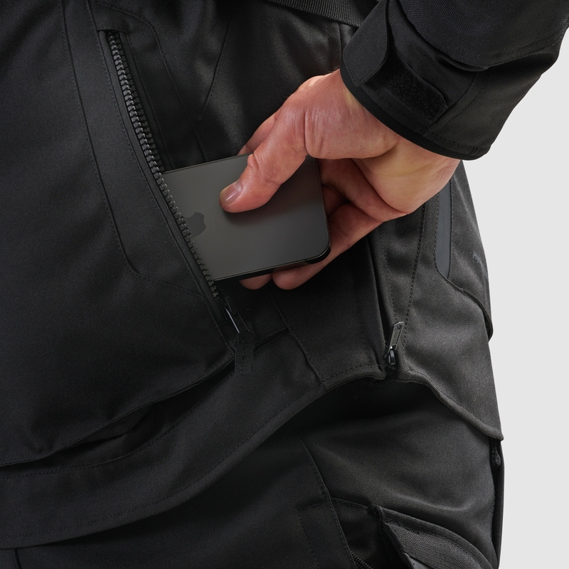 Veste de moto Rebelhorn Hiker IV noire