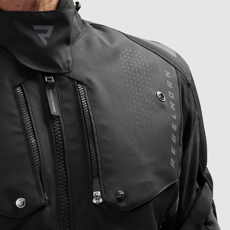 Veste de moto Rebelhorn Hiker IV noire