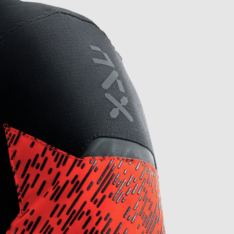 Blouson de moto Rebelhorn Jax noir et rouge