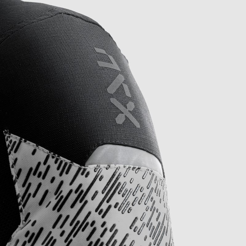 Veste de moto Rebelhorn Jax noire et grise