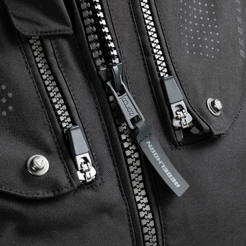 Veste moto femme Rebelhorn Hiker IV noir