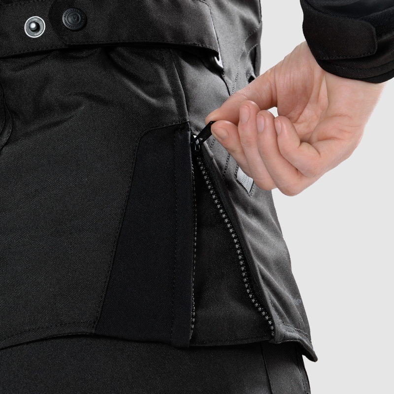 Veste moto femme Rebelhorn Hiker IV noir