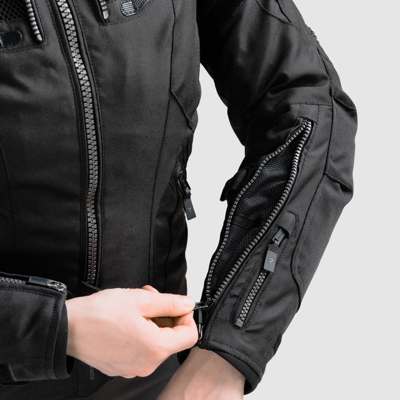 Veste moto femme Rebelhorn Hiker IV noir