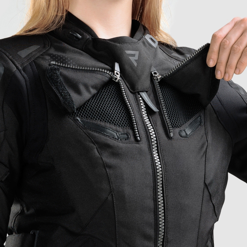 Veste moto femme Rebelhorn Hiker IV noir