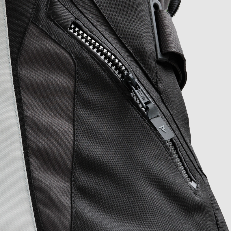 Blouson de moto pour femme Rebelhorn Hiker IV noir-gris-jaune fluo