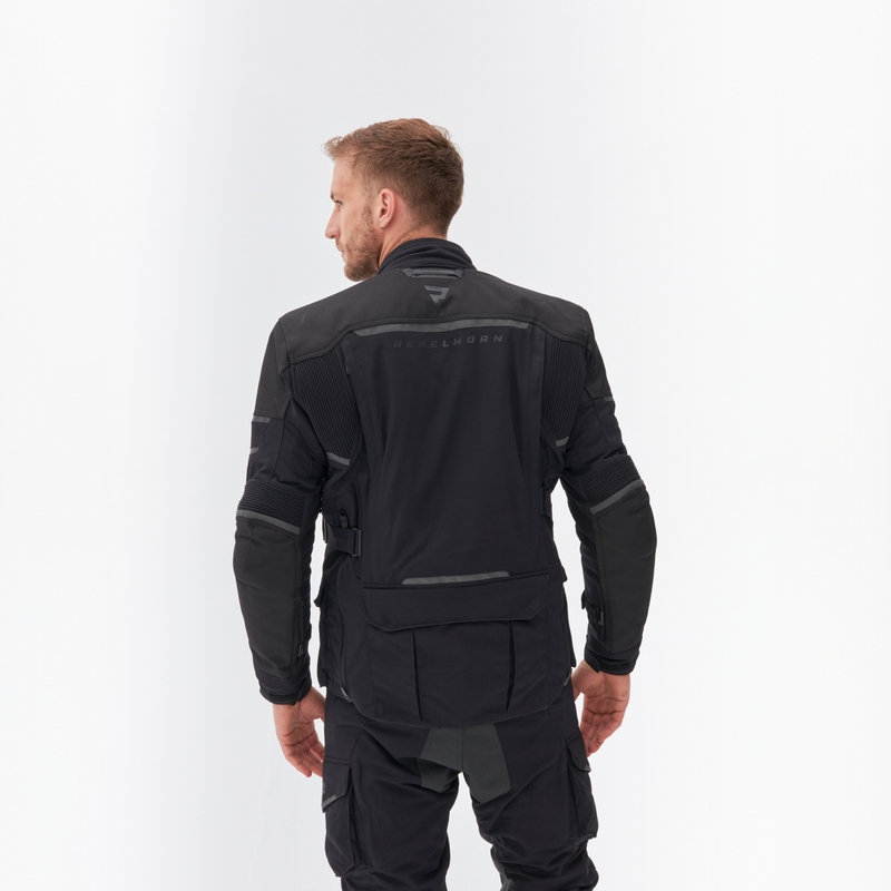Veste de moto noire Rebelhorn Range