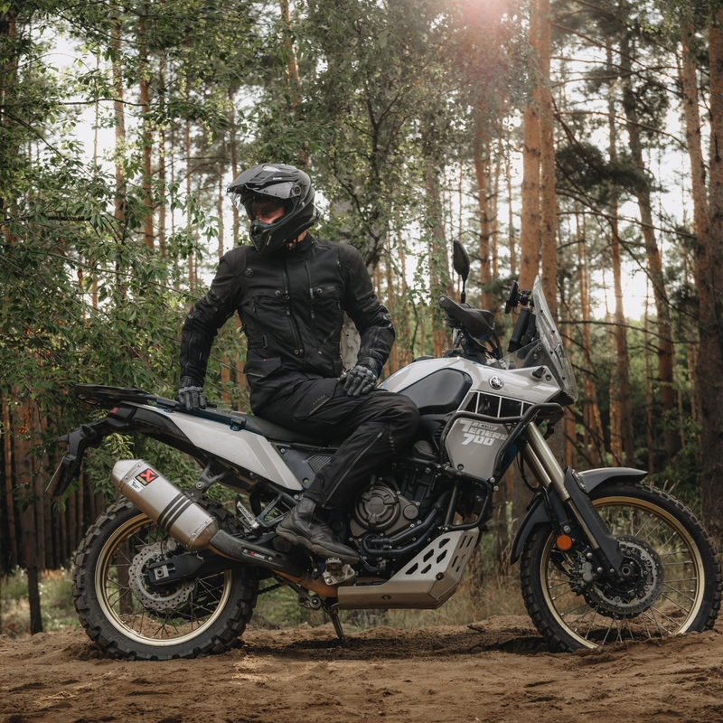 Veste de moto noire Rebelhorn Range