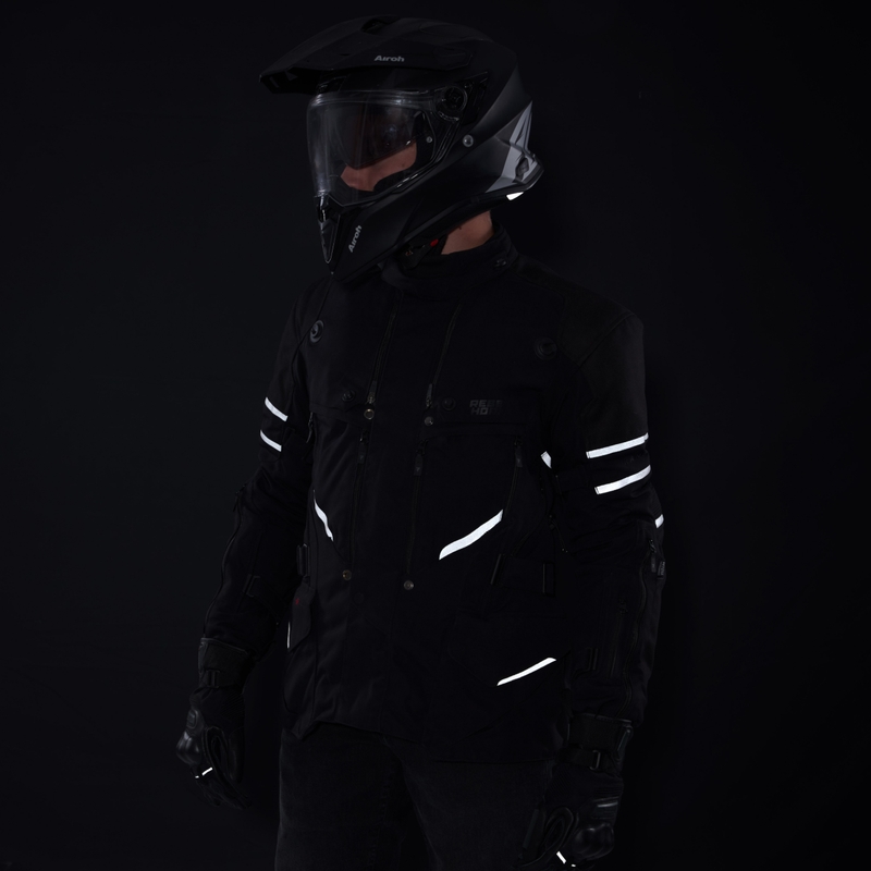 Veste de moto noire Rebelhorn Range