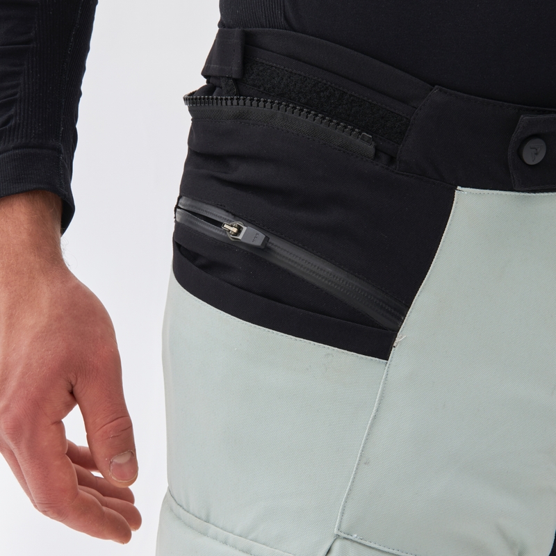 Pantalon moto Rebelhorn Range gris-noir-rouge