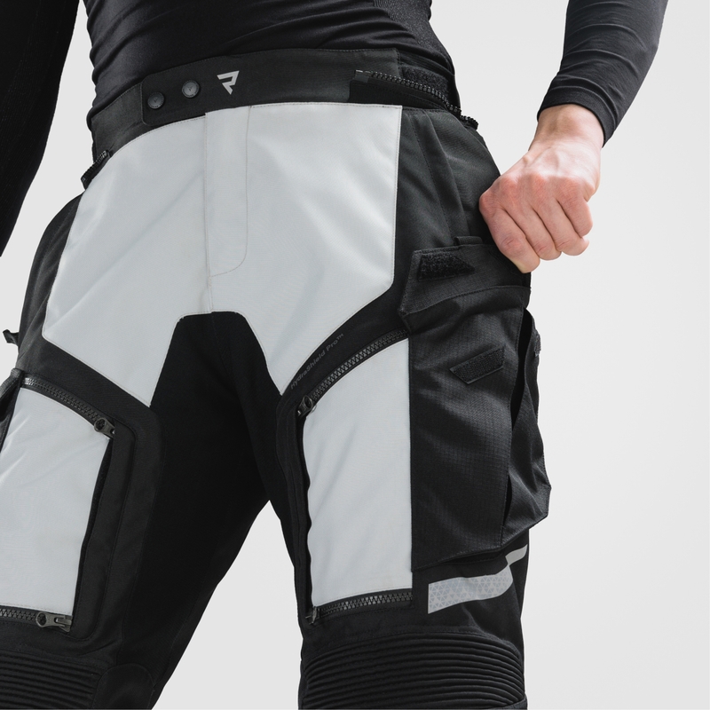 Pantalon de moto Rebelhorn Cubby V noir-gris