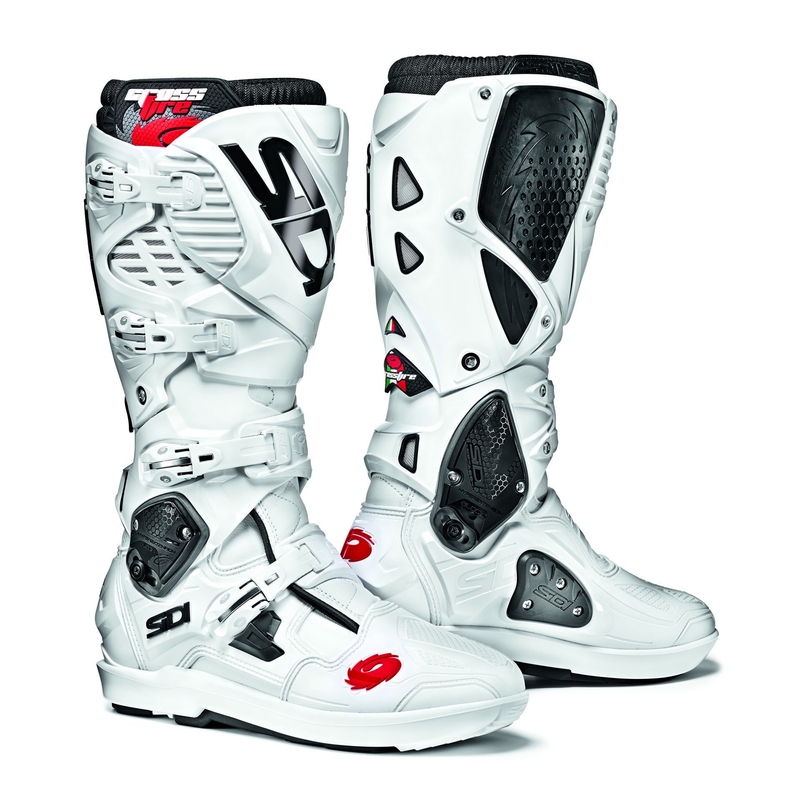 Bottes moto SIDI CROSSFIRE 3 SRS blanc