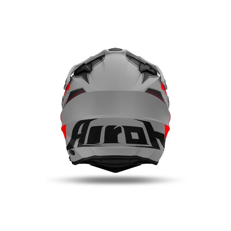 Casque enduro Airoh Commander 2 Reveal rouge mat fluo