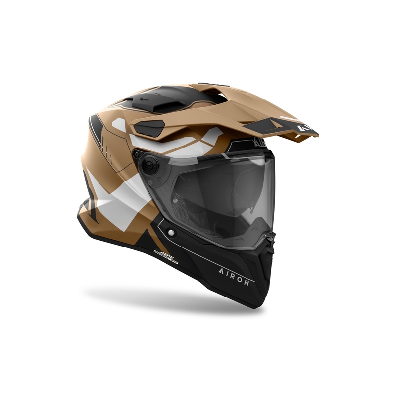 Casque d'enduro Airoh Commander 2 Reveal, sable mat