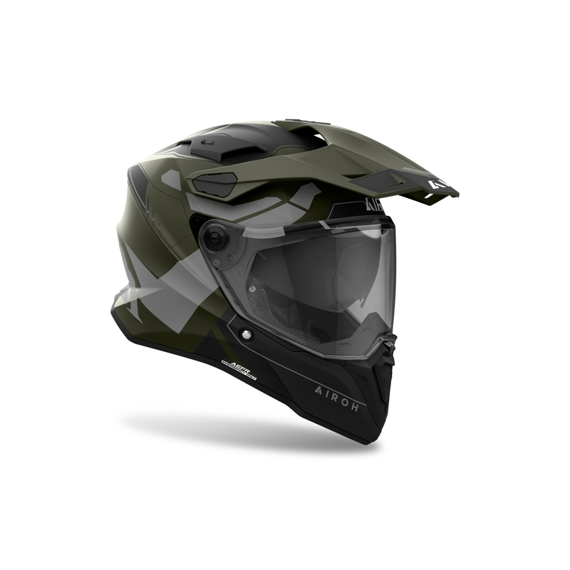 Casque d'enduro Airoh Commander 2 Reveal, vert mat