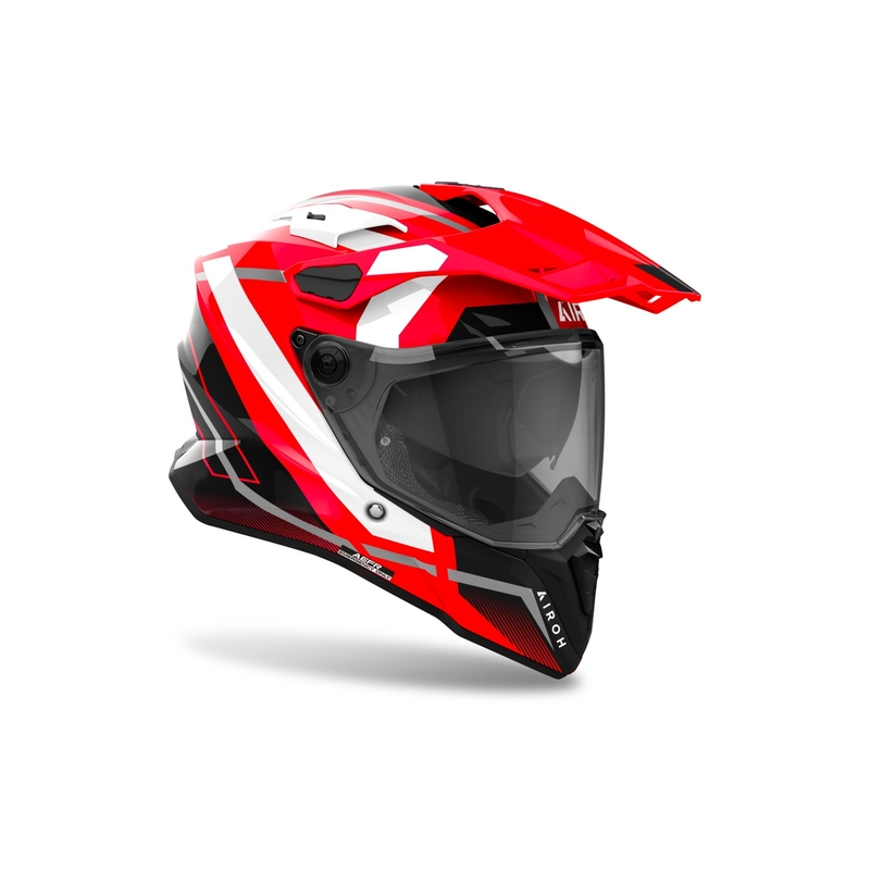 Casque enduro Airoh Commander 2 Mavick rouge brillant
