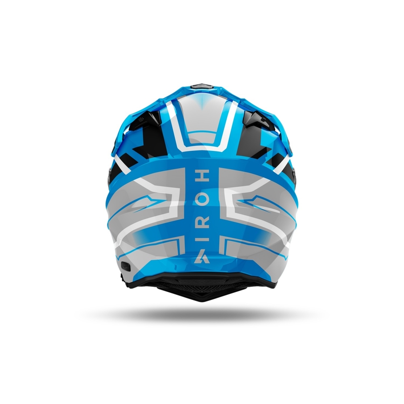 Casque enduro Airoh Commander 2 Mavick bleu brillant