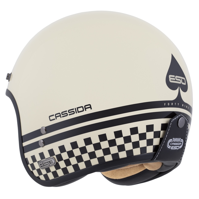 Casque ouvert Cassida Eso Forty Nine crème-noir