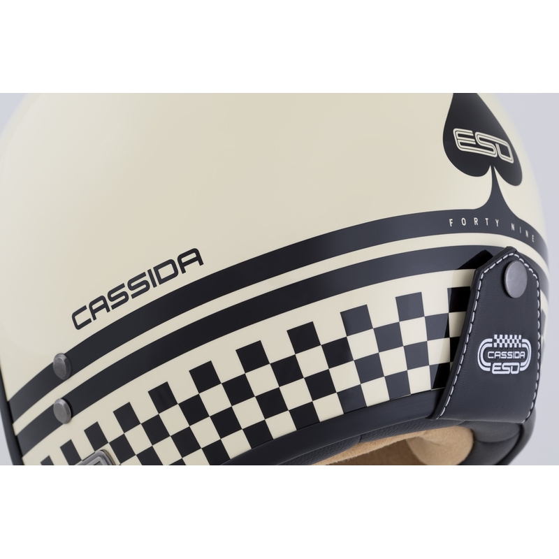 Casque ouvert Cassida Eso Forty Nine crème-noir