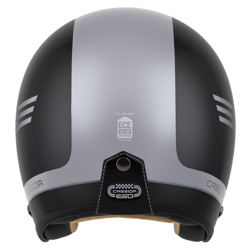 Casque ouvert Cassida Eso Jawa Panel Noir Perle-Anthracite-Argent