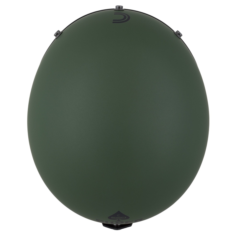 Casque jet Cassida Eso Super Hooligan noir mat-vert métallisé
