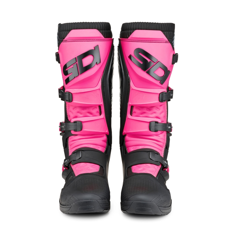 Bottes de moto SIDI X POWER SC LEI noires et roses pour femmes
