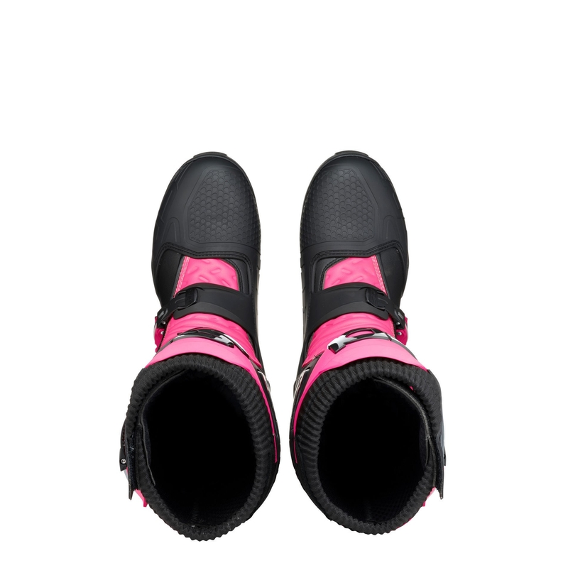 Bottes de moto SIDI X POWER SC LEI noires et roses pour femmes