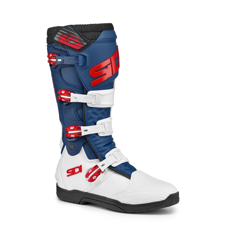 Boty na motorku SIDI X POWER SC bílo-modro-červené