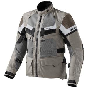 Revit Cayenne Pro Motorcycle Jacket Black and Sand Brown soldes